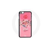 Coque per iPhone SE TWICE Logo Rosso Poster What Is Love