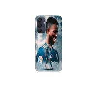Coque per Samsung Galaxy A25 Vinicius JR Real Madrid Blu Wallpaper Maniacase