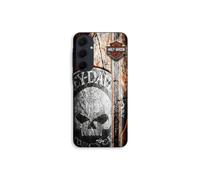 Coque per Samsung Galaxy A35 Harley Davidson testa di morte vintage Maniacase