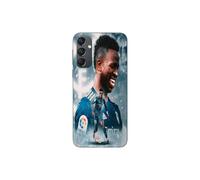 Coque per Samsung Galaxy A54 Vinicius JR Real Madrid Blu Wallpaper Maniacase