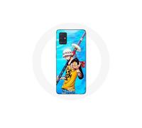 Coque per Samsung Galaxy A71 One Piece Manga Trafalgar Law spada