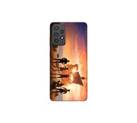 Coque per telefono - MANIACASE - Samsung Galaxy A72 - Silicone - Nero - One Piece