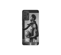 Coque per telefono - MANIACASE - Samsung Galaxy A73 - Silicone - Nero - Mentalità black mamba NBA