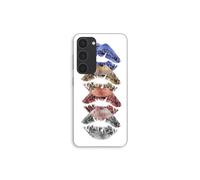 Coque per telefono - MANIACASE - Samsung Galaxy S23 - Silicone - Morbida - Bocca con labbra colorate