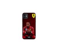 Coque per telefono - Scuderia Ferrari - Iphone 12 - Morbida - Silicone - Motivo Hamilton