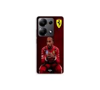 Coque Per Xiaomi Redmi Note 13 Pro 4G Hamilton Scuderia Ferrari wallpaper ufficiale Maniacase