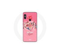 Coque per Xiaomi Redmi Note 5 Pro Logo TWICE Rosso Affiche What Is Love