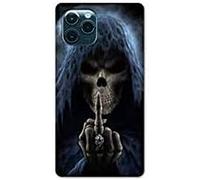 Coque pour iphone 11 (6,1") Tete de Mort Doigt