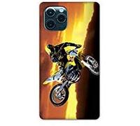 Coque pour iphone 11 Pro (5,8") Moto Cross Noir