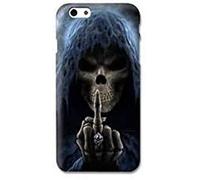 Coque pour iphone 7 Tete de Mort - Doigt N