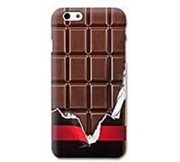 Coque pour iphone 7 Trompe Oeil - Chocolat N