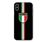 Coque pour iphone X/XS Italie - Italie 3 sur Noir