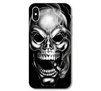 Coque pour iphone X/XS Tete de Mort - Fume N