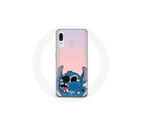 Coque - Samsung - Galaxy A20 - Souple - Rosa - Stitch il Naso in su