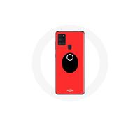 Coque - Samsung - Galaxy A21S - Souple - Rouge - Maschera soldato cerchio