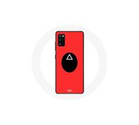 Coque - Samsung - Galaxy A41 - Souple - Rouge - Maschera soldato Triangle Squid Game