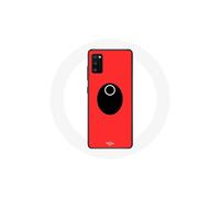 Coque - Samsung - Galaxy A41 - Souple - Rouge - Mascherina soldato cerchio