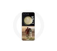 Coque - Samsung - Galaxy Z Flip5 - Souple - Noir - Cristiano Ronaldo Messi GOAT
