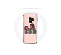 Coque - Samsung - S9 Plus - Souple - Rosa - Squid Game Ji Yeong & Kang Sae Byeok