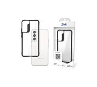 Coque smartphone 3MK Samsung Galaxy S22 5G - Satin Armor - trasparente/nero - Assorbire185 - Grado militare