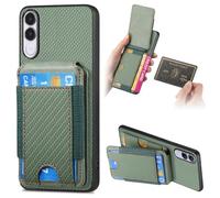 COQUE Sottile Vivo V70 FE con Supporto, Porta Carte-Verde