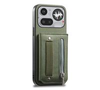 COQUE Twill Portafoglio RFID Nothing Phone (4a) Pro, Porta Carte-Verde
