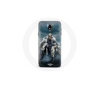 Coque - Vikings - Galaxy J3 2017 - Souple - Grigio - Logo di Ragnar Lothbrok V Spada
