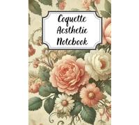 Coquette Aesthetic Notebook: Elegant Lined Journal for Women & Girls | Stylized color sketch on Every Page: A Vintage-Inspired Writing Companion for Creative Minds
