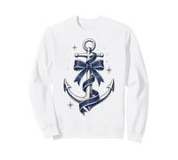 Coquette Arco e Ancora Sailorcore Nautica Felpa