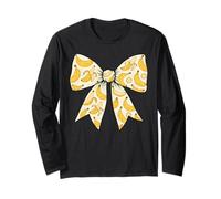 Coquette Bow Banana Chic Aesthetic Retro Cute Maglia a Manica