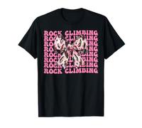 Coquette Bow Boulder Arrampicata Boulder Climber Girl Maglietta