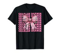 Coquette Bow Charles Darwin Evoluzione Teoria Ragazza Mamma Mamma Maglietta