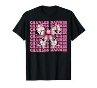 Coquette Bow Charles Darwin Evoluzione Teoria Ragazza Mamma Mamma Maglietta