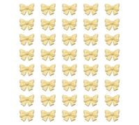 Coquette Bow Cupcake Decor - 40 Pack Cake Topper Collection | Pastel Bow Dessert Decorations, Cute Party Baking Accents | Engagement Shower Table Decor for Special Events