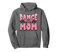 Coquette Bow Dance Mam Mama Mommy Mothers Day Pink Ribbon Felpa con Cappuccio