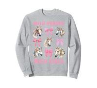 Coquette Bow Equitazione Western Girl Country Cowgirl Felpa