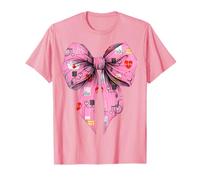 Coquette Bow Geriatric Nurse Nursing Girl Gerziatry Maglietta