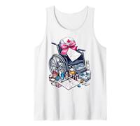 Coquette Bow Geriatric Nurse Nursing Sedia a rotelle Gerziatria Canotta