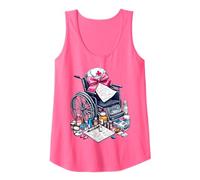 Coquette Bow Geriatric Nurse Nursing Sedia a rotelle Gerziatria Canotta