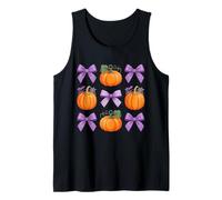 Coquette Bow Halloween Pumpkin Delight Canotta