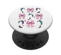 Coquette Bow Kite Surfer Kite Surf Kiteboarder Girl PopSockets PopGrip Adesivo