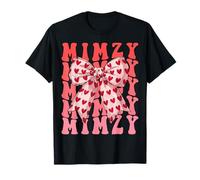 Coquette Bow Mimzy Nome Estetico Donne Festa della Mamma Design Maglietta