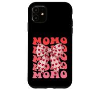 Coquette Bow Momo Nome Estetico Donne Festa Della Mamma Design Custodia per iPhone 11