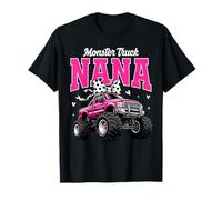 Coquette Bow Monster Truck Nana Graphic Maglietta