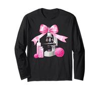Coquette Bow Oncologia Infermiera Oncologia Assistente Medico Mamma Maglia a Manica