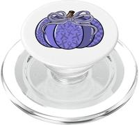 Coquette Bow Pumpkin Preppy Stomaco Cancer Awareness PopSockets PopGrip per MagSafe