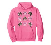 Coquette Bow Tartaruga Marina Oceano Animale Nastro Rosa Ragazza Felpa con Cappuccio