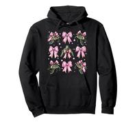 Coquette Bow Tartaruga Marina Oceano Animale Nastro Rosa Ragazza Felpa con Cappuccio