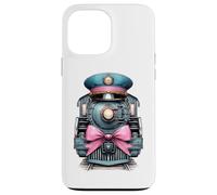Coquette Bow Train Driver Freight Conduttore Locomotiva Ragazza Custodia per iPhone 13 Pro Max