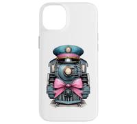 Coquette Bow Train Driver Freight Conduttore Locomotiva Ragazza Custodia per iPhone 14 Plus